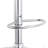 Contemporary Swivel Adjustable Barstool With Padded Seat And Back