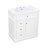 Bathroom Vanity with Sink, Three Drawers and Door Shelf-640249242