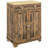 HOMCOM Sideboard with Solid Wood Countertop, Modern Kitchen Storage Cabinet, Coffee Bar Cabinet with 2 Drawers, Doors and Adjustable Shelf, Rustic Brown
