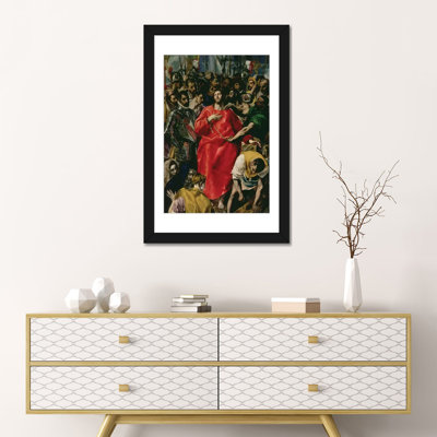 « the disrobing of christ » par el greco, reproduction d’art sur toile tendue