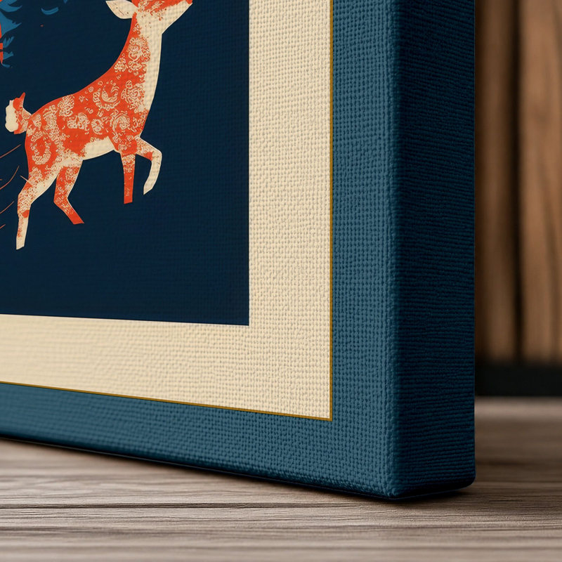 Print, 18x12 - 45.7 x 30.5 cm, Teal Border