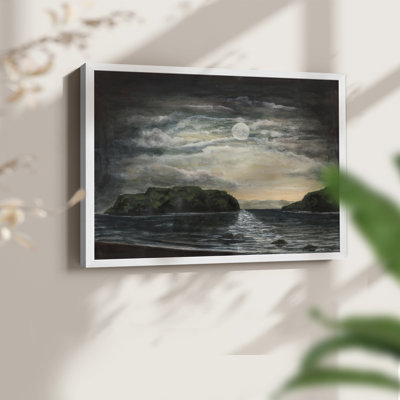 Midnight Seascape I - impression encadrée - réaménageable