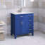 Ensemble de meuble-lavabo autoportant 30 po avec comptoir en céramique 30 po-1961022326-1961022320