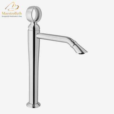 Opera Vessel Sink Bathroom Faucet with Drain Assembly