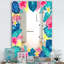 Tropical Mood Blue 10 - Farmhouse Mirror - Floral-40085973