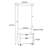 Mobile Coat Rack with Storage Drawers
