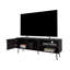 Meuble télé Mesocal avec rangement et porte ouverte (meuble télé)-2031196140