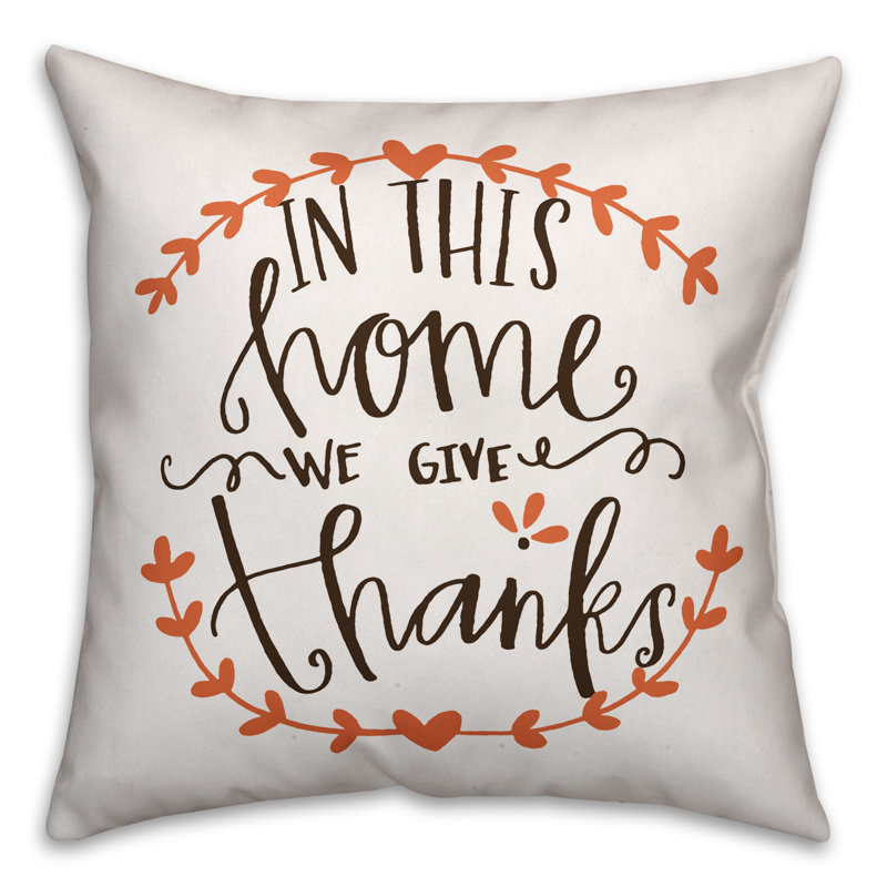 Coussin In This Home We donner Merci, Intérieur