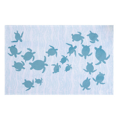 Serviette essuie-main Turtle Wave