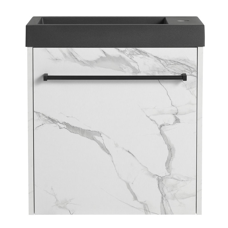 Meuble-lavabo flottant mural