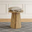Table d'appoint en bois avec base octogonale-1989556816