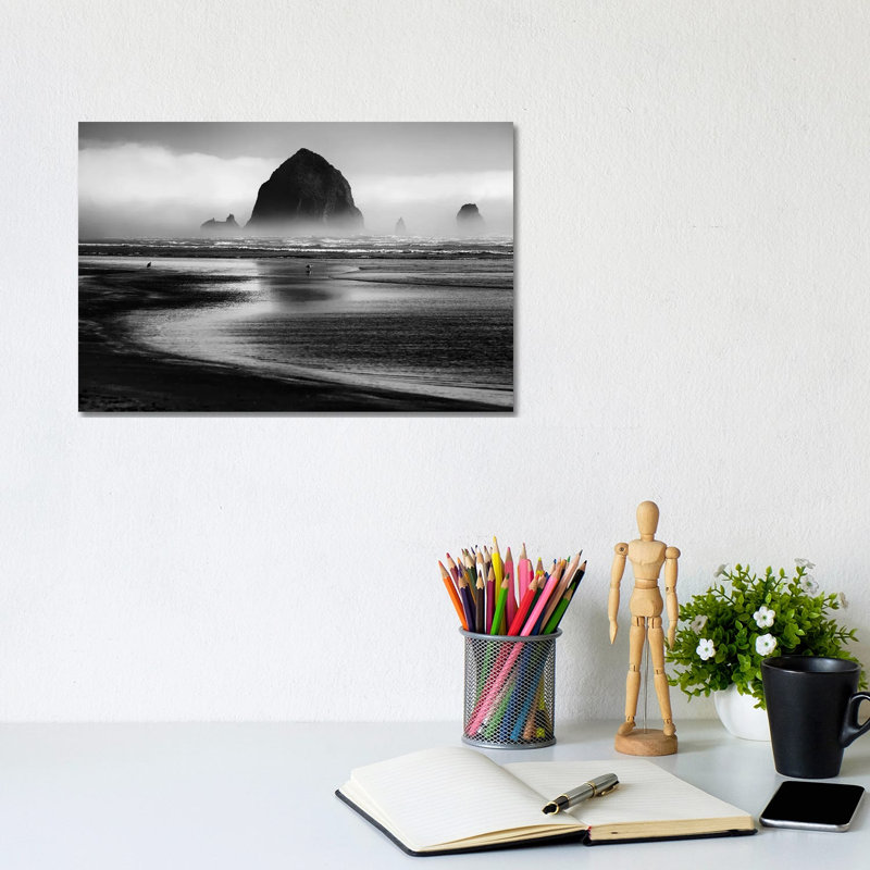 Cannon Beach 1 Piece Wrapped Canvas Wall Art, 20.32cm H x 30.48cm W x 1.91cm D