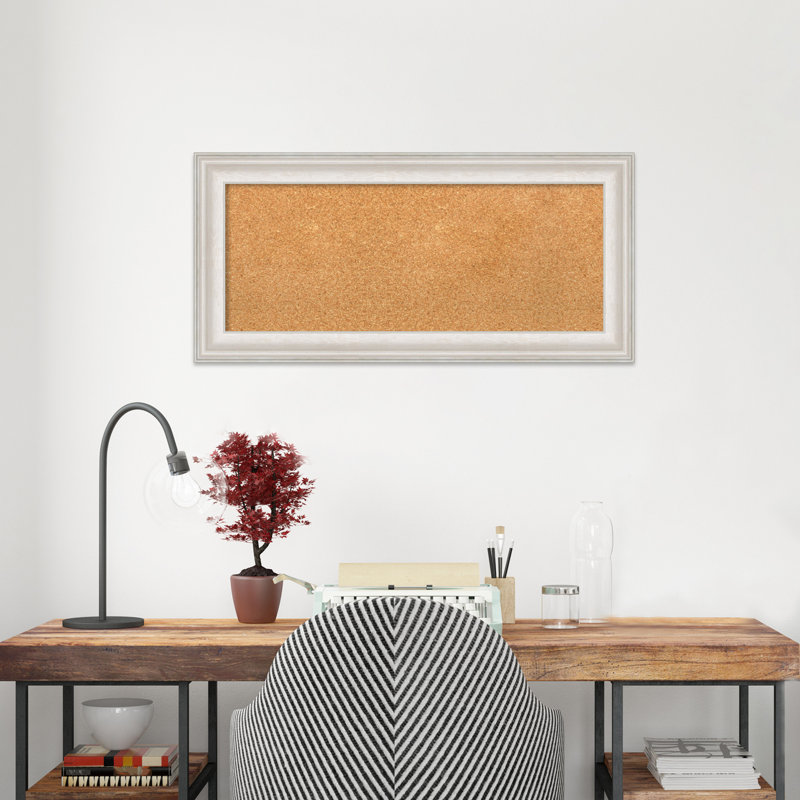 Panneau de liège mural Aquileo, Blanc argenté naturel, H 1 pi 4 po x l 2 pi 10 po