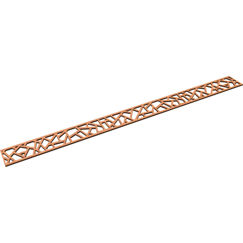 Moulure en bois Harrisburg, Cerisier, H 4 po x l 46,375 po x P 0,25 po