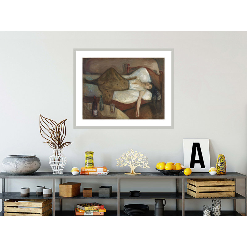 «The Day After» par Edvard Munch, impression giclée encadrée, 33.1" H x 41.5" W