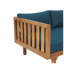 Lit de jour d'extérieur en bois d'acacia massif l 68 po x P 32 po x H 24 po Claremont