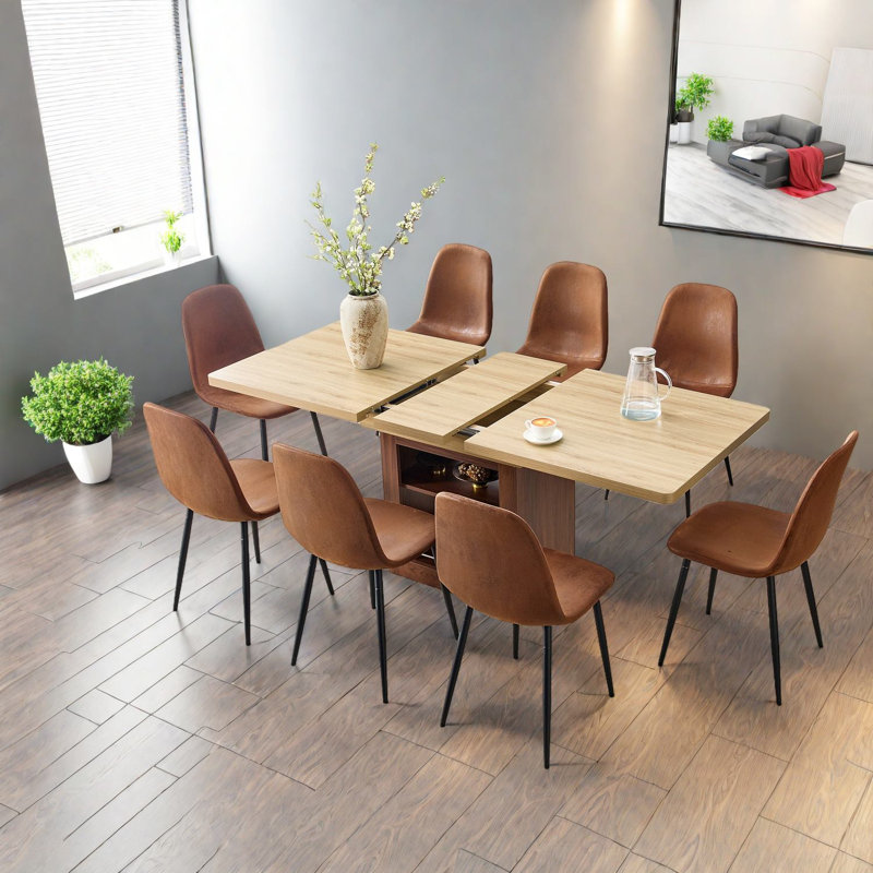 Ensembles de table de salle à manger extensible (doit inclure la table et la chaise) avec rangement