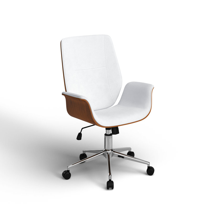Chanette Swivel Task Chair, White