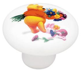 (Paquet de 5) Poignée ourson et cochon 1 1/2 po Disney Pooh