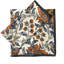 Ensemble de 12 serviettes de table en coin en mélange de lin et en onglet à imprimé de serviettes de table lavables et réutilisables 20 x 20-525312798