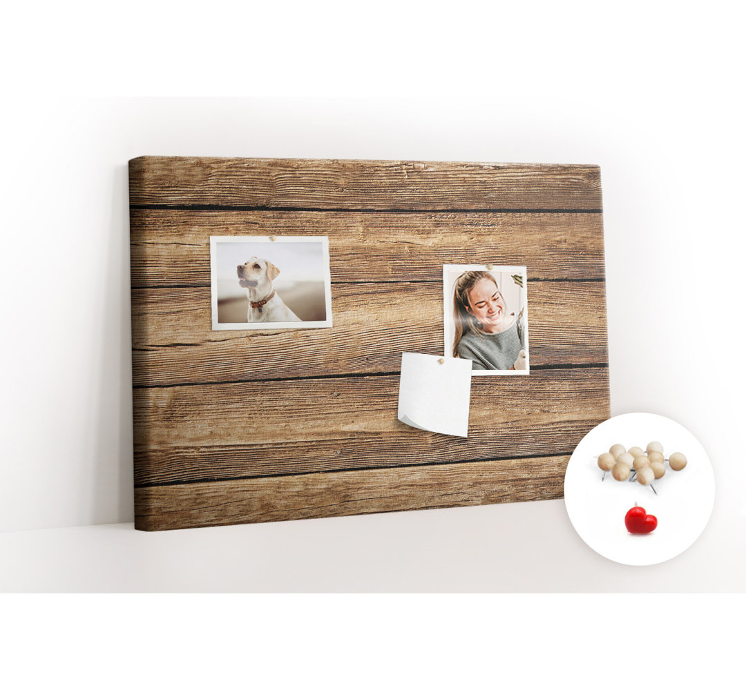 Wall Mounted bulletin board print home decor kitchen notice board home office corkboard Wood panels