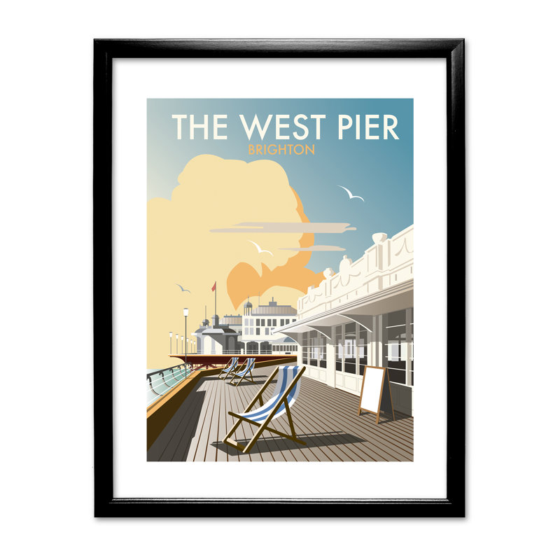 Dave Thompson - Single Picture Frame Print on Canvas, Black