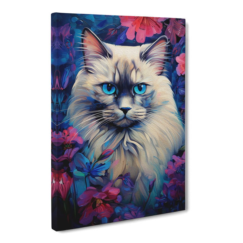 Ragdoll Cat Orphism No.2 - Wrapped Canvas, 76cm H x 50cm W x 3cm D