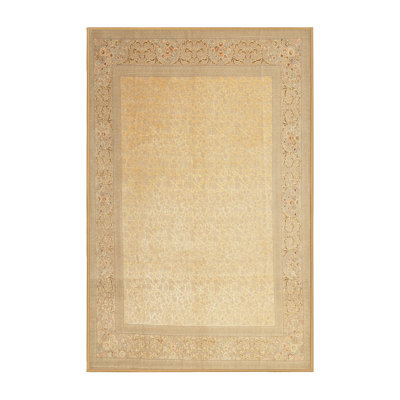 Tapis de zone crème contemporaine