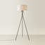 Misner 155cm Camden Tripod Floor Lamp with Large Reni Shade-44717501-44717519-111650067