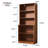 5 Tier Book Shelf,  71" H Large Bookcase, Standing Wood Display Book Shelf For Living Room, Office, Library-370514905