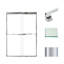 Porte de douche demi-cadre l 45,75 "x H 70" Frederick-62265213