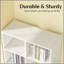 Bibliothèque compacte, présentoir attrayant, armoire ouverte