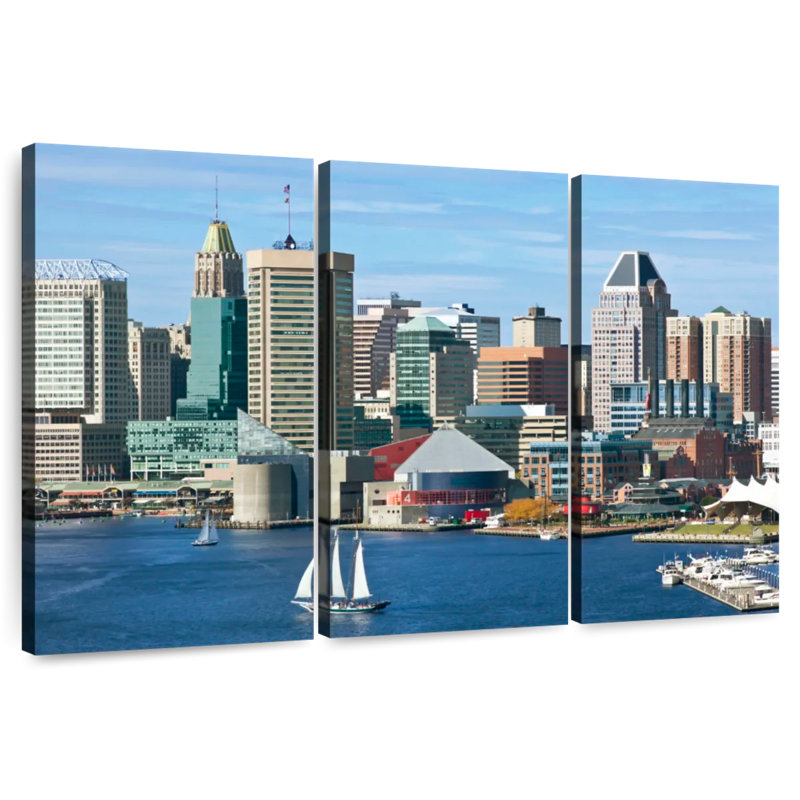 Nicci Inner Harbor Baltimore, 36" H x 57" W