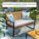 Armantine Darb Stylish 4-Person Wicker Patio Set
