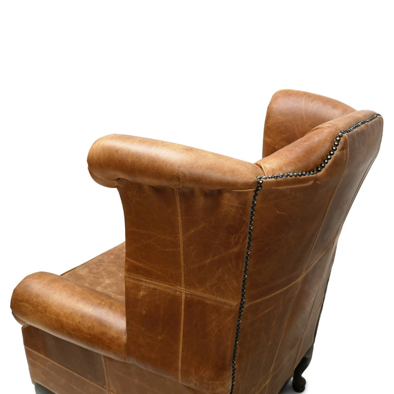 Upholstered Accent Chair, Tan