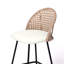 Upholstered Chenille Bar Stool-641677305