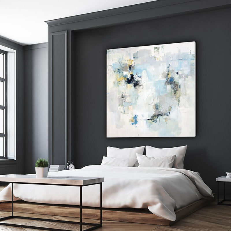 Noyau de couleur sur toile, H 54 po x l 54 po x P 1,5 po