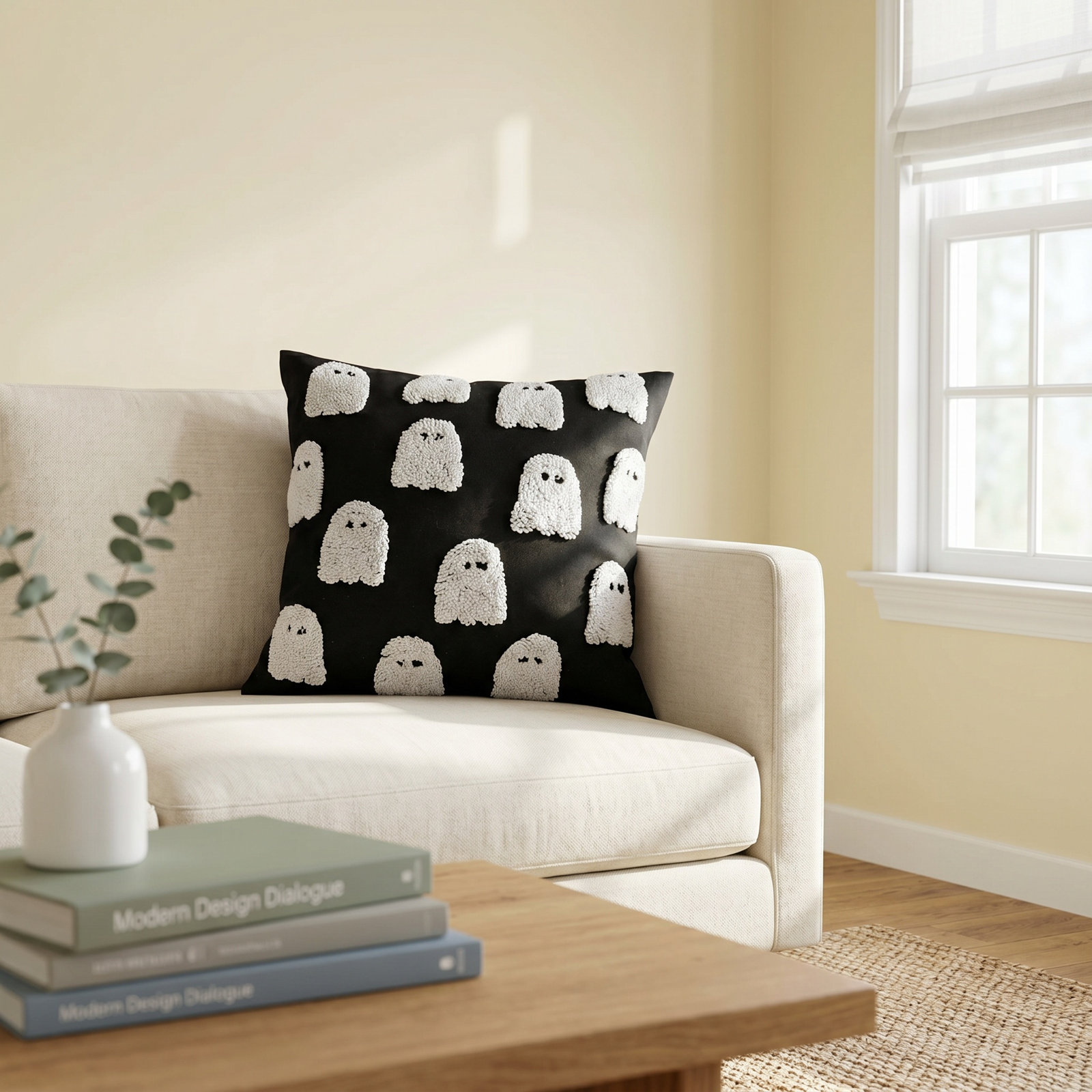 Textured Cotton Pillow Cover