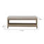 Banc de rangement rembourré Boca Grande