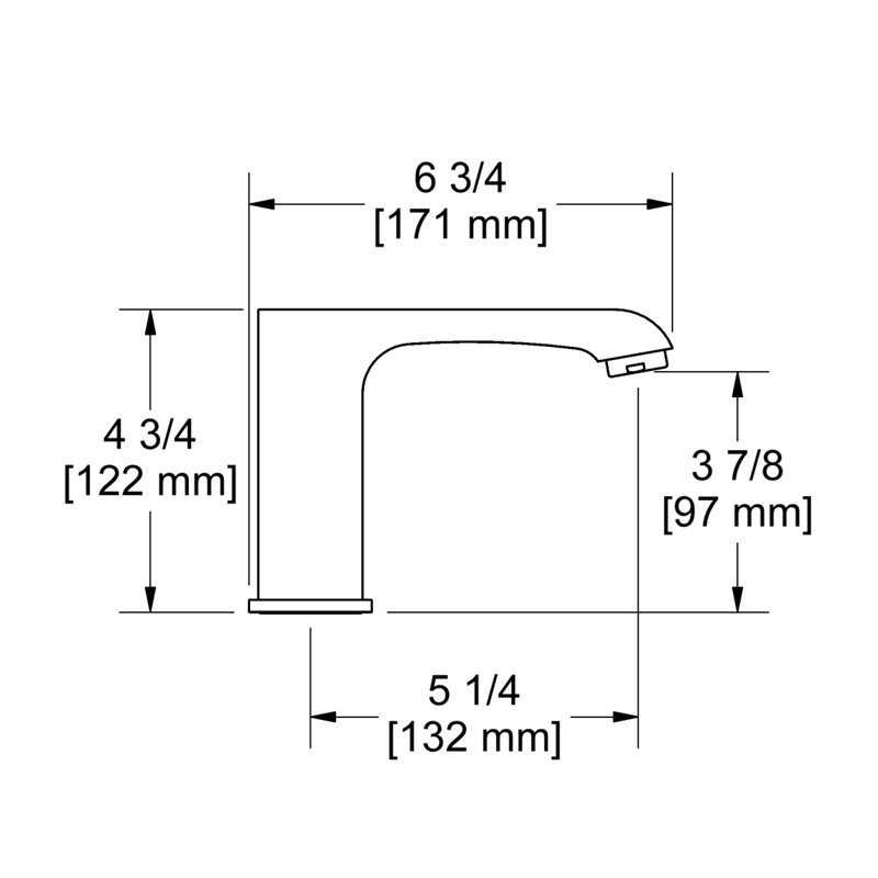 Chrome Modern Widespread Bathroom Faucet with Drain Assembly