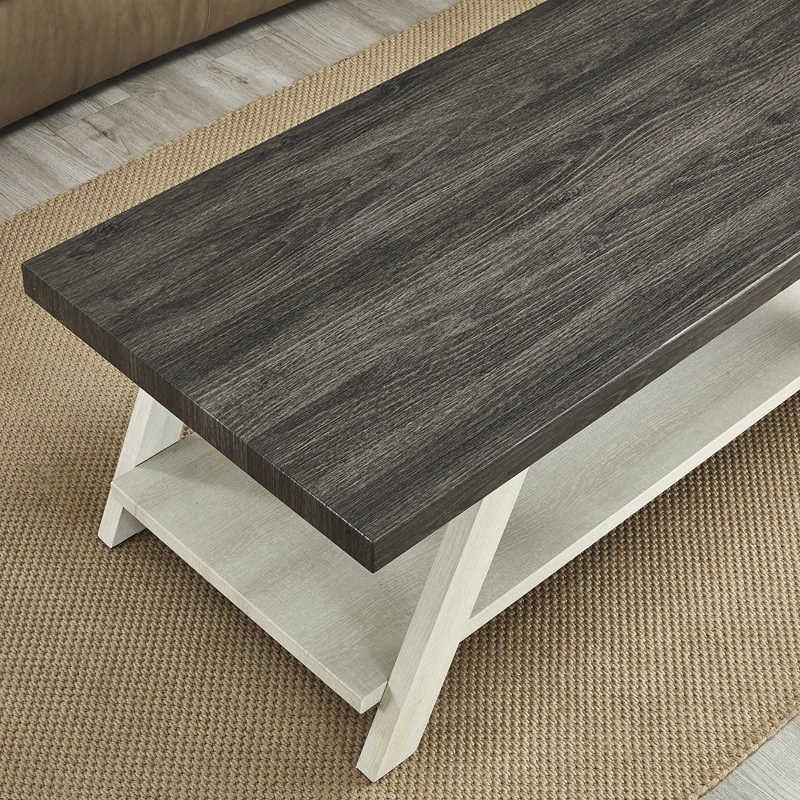 Ensemble de tables basses 3 pièces Athens, Beige, Gris anthracite