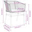  Ensemble de salle à manger de jardin 7 pièces en rotin de polyester brun-1189148075