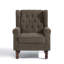 Duward 74Cm Wide Tufted Wingback Armchair with Solid Wood Legs-1791756081