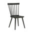 Ensemble de 2 pièces pour chaise de salle à manger rustique moderne de style campagnard au design rétro, facile à assembler-60330481