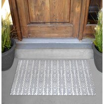 Front Door Mat Indoor Outdoor Welcome Mat for Entrance 23.6x15.7in, Low  Profile Floor Mat Home Doormats, Non Slip Rugs for Entryway, Patio, Yard