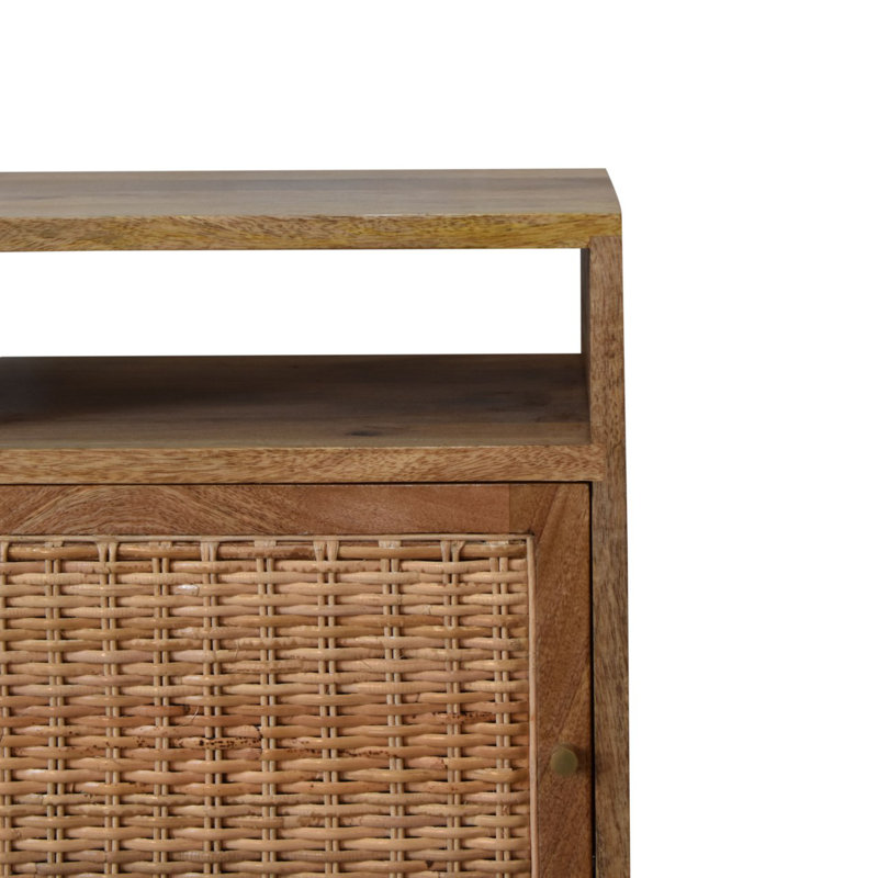 Nodaway 40cm W Solid Wood Bedside Table