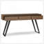 Lowry - Console de canapé - Brun rustique naturel vieilli-16125773