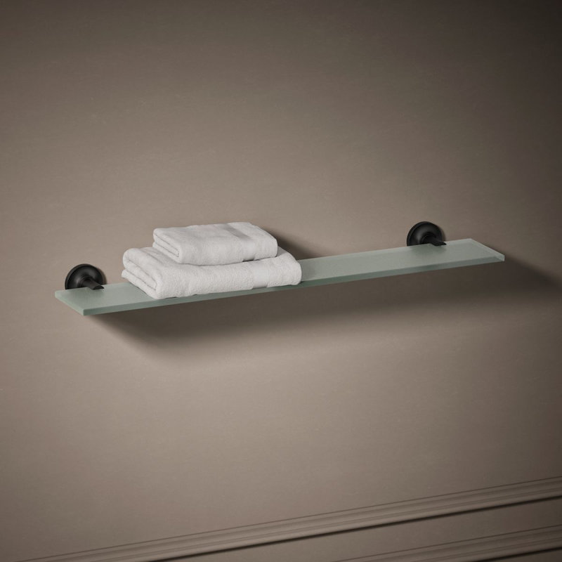 Purist® Recessed Wall SHelf, Black