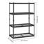 4 Tier Steel Height -Adjustable Shelving Unit Heavy Duty Garage Storage Rack