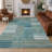 Machine Washable Indoor/Outdoor Chantille ACN2749 Striped Rug-345920111-345920102